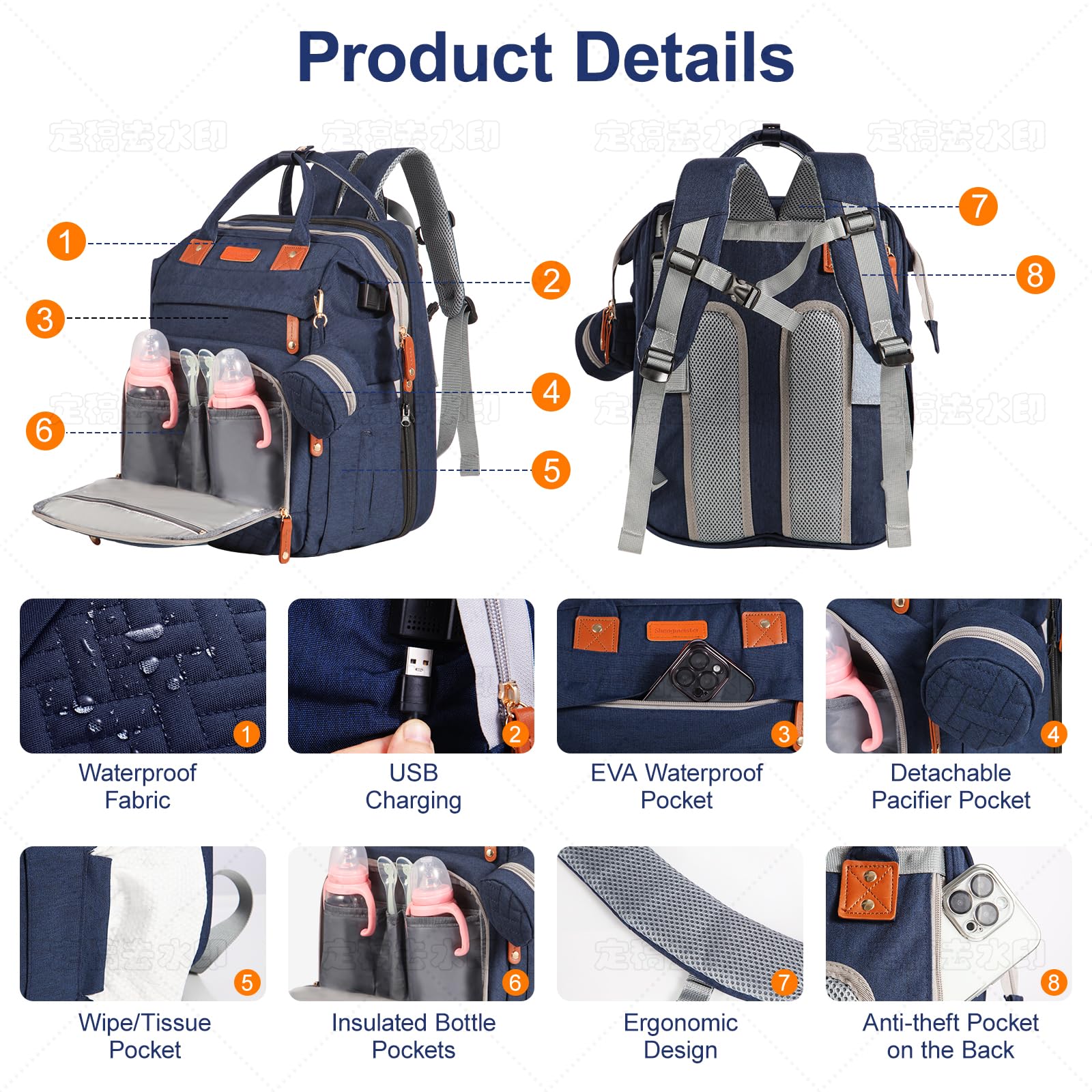 Shengmeister 900D waterproof fabric demonstrates durable, weather-ready construction.