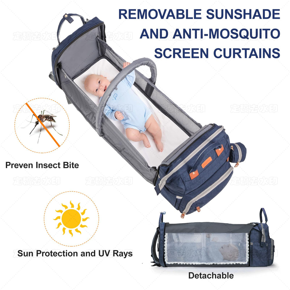 Shengmeister stroller attachment buckle enables easy transport during walks.
