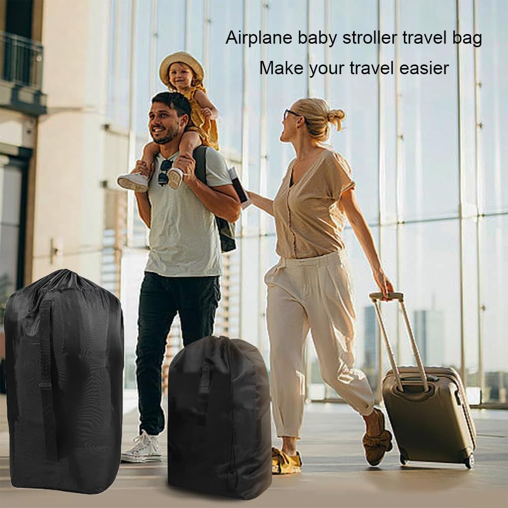 SHENIAFC stroller travel bag side-view highlights large main compartment access