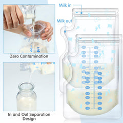 Sherr bag with double opening design for easy pouring and spill control.
