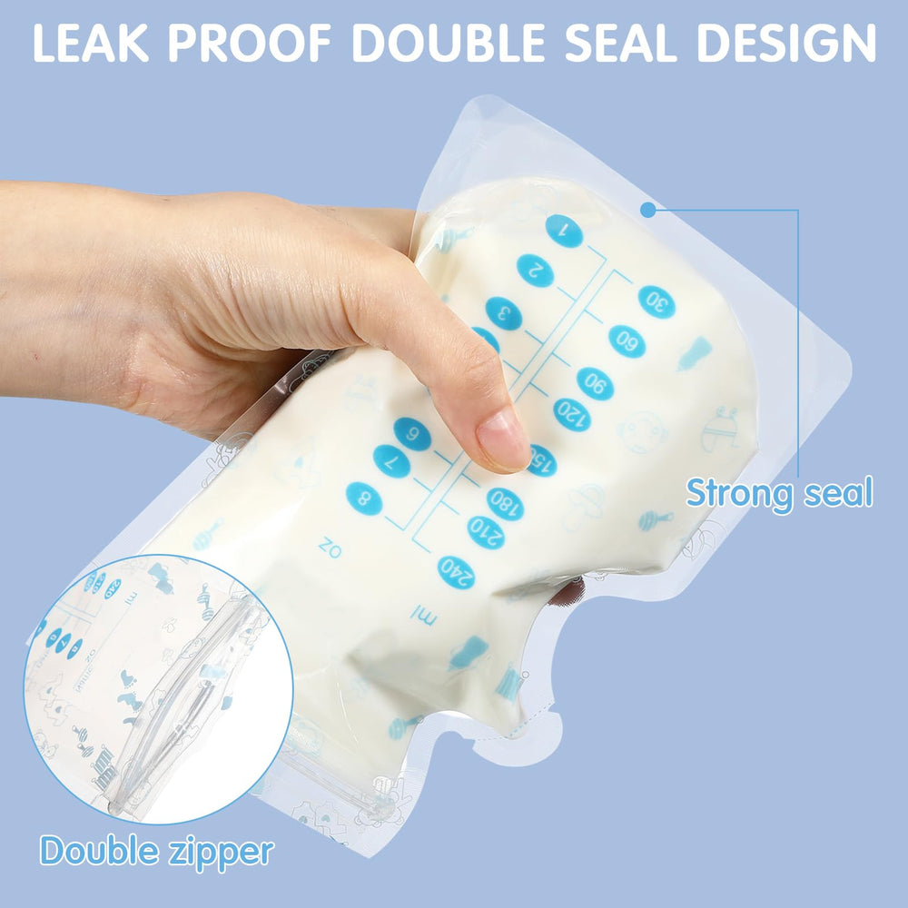 Sherr bag features a double seal to help prevent leaks during transport.