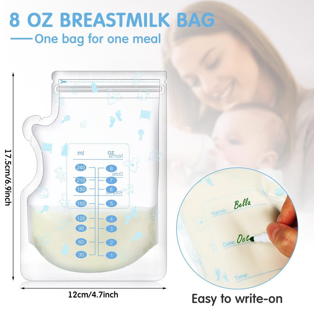 Sherr thickened design breast milk bag demonstrates durability for freezer storage.