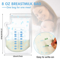 Sherr thickened design breast milk bag demonstrates durability for freezer storage.