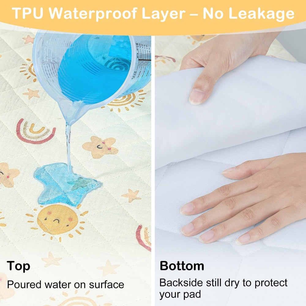 SheSeek 33x17 bassinet sheet fits oval and rectangular mattresses