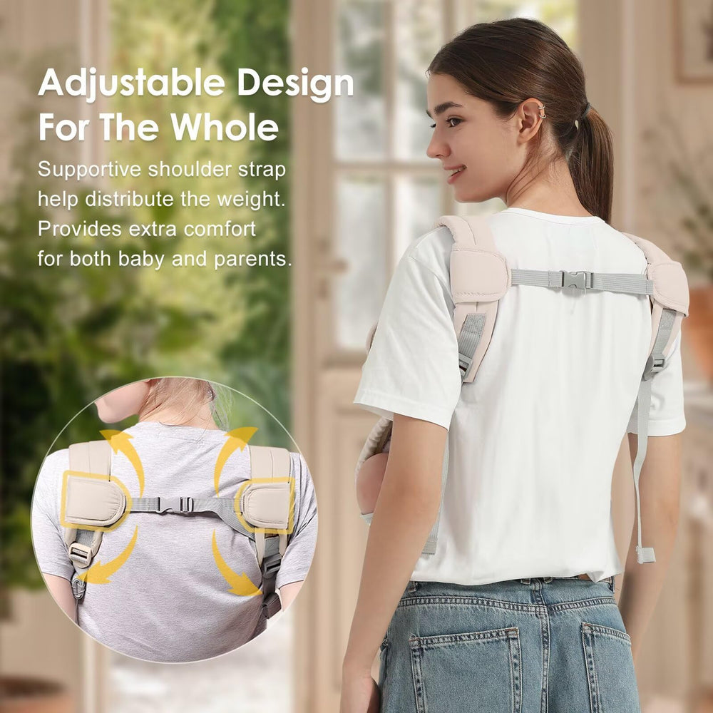 Shiaon baby carrier breathable mesh fabric focuses on cool wear.