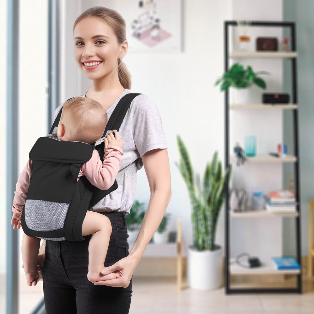 Shiaon Baby Carrier cotton mesh for all-seasons comfort