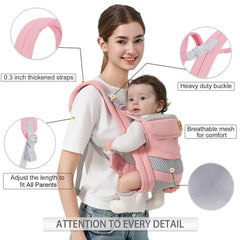 Shiaon baby carrier quick-don demonstrates fast setup for busy parents.
