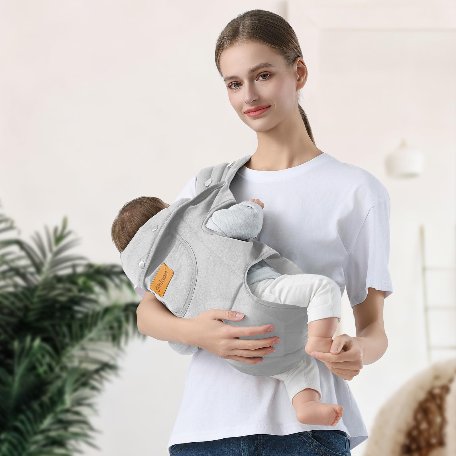 Shiaon weight-range 7-30lbs grey indicates broad growth coverage for growing child.