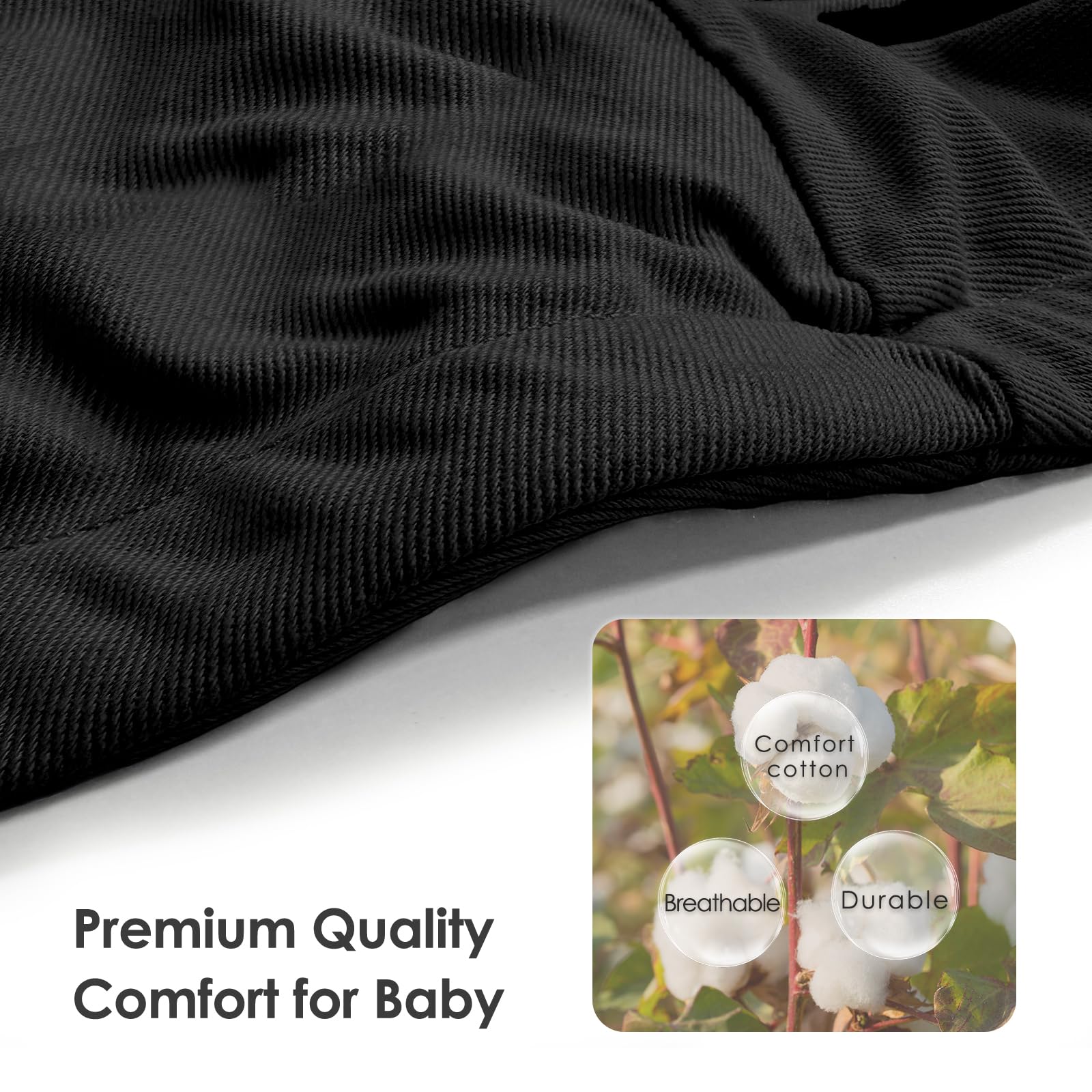 Shiaon baby sling carrier high back support for comfort