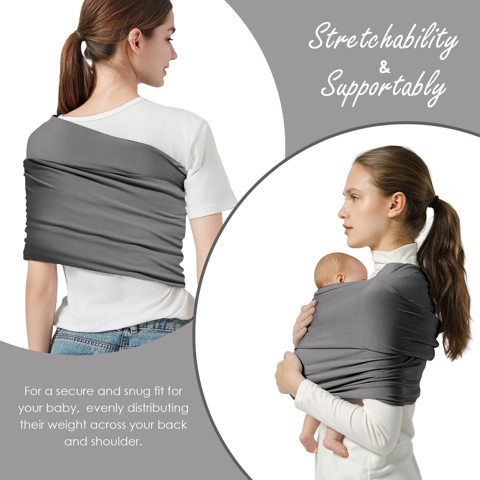 Shiaon baby wrap certified safety by CPSC for peace of mind.