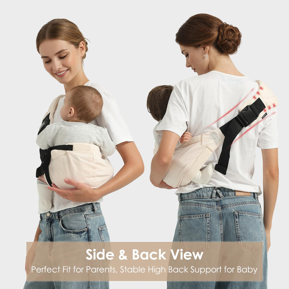 Shiaon sling uses natural cotton for breathable, skin-friendly comfort.