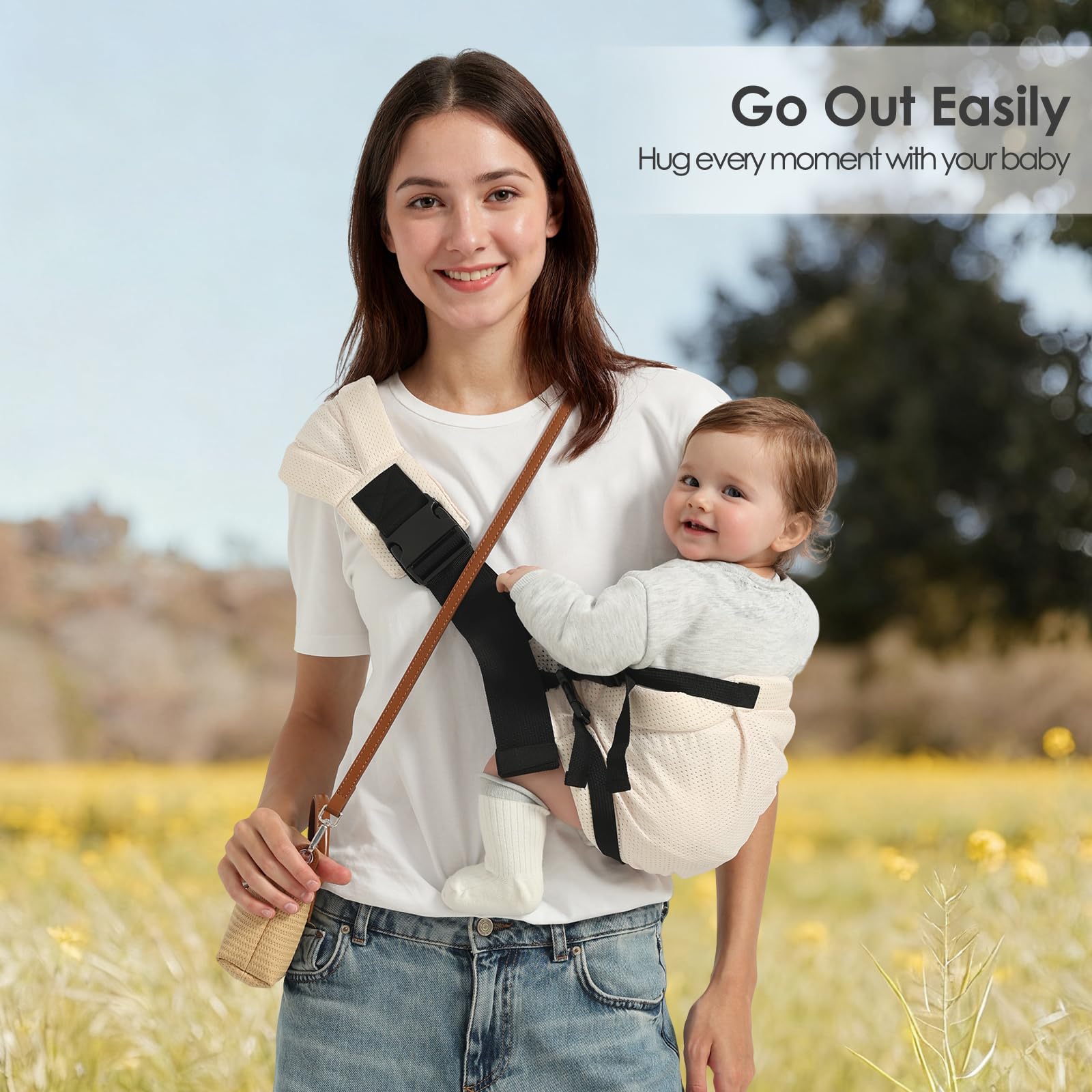 Shiaon sling ready for travel and daily outings with compact folds.