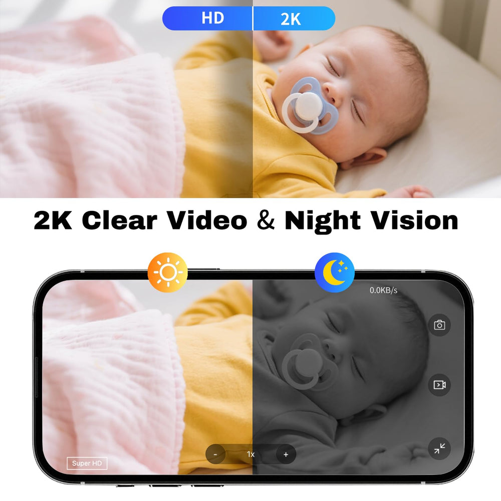 Shibet compact design fits tight spaces for versatile home surveillance.