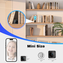 Shibet mini camera showing free cloud storage for secure footage access anytime.
