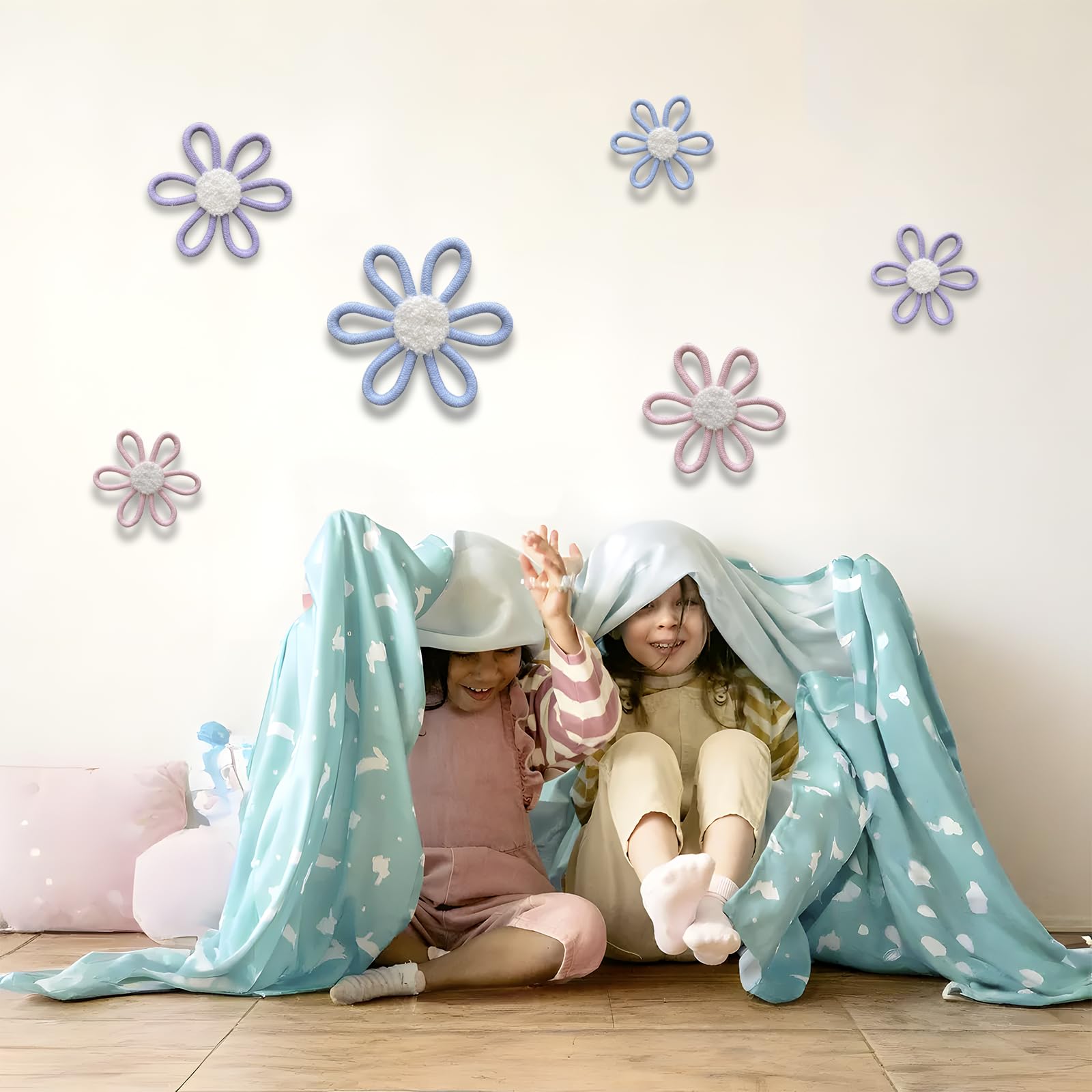ShikaShito boho daisy wall decor for dorms and shared spaces