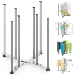 SHILFID bottle-drying-rack collapsible assembly demonstrates space-saving setup for busy kitchens
