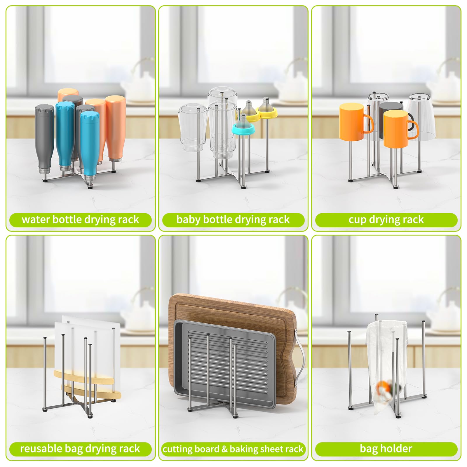 SHILFID drying-rack rust-proof 304 stainless steel no-assembly for immediate use