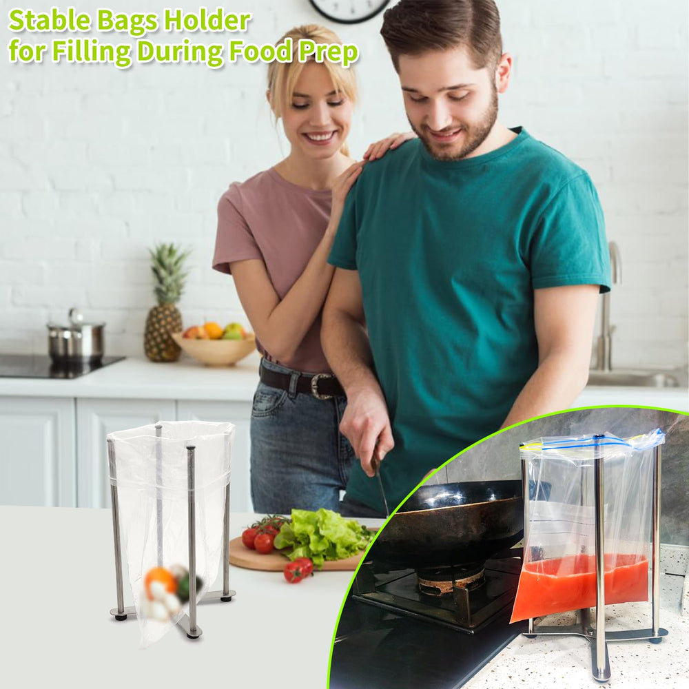 SHILFID multi-functional rack dries bottles, cups, and bags in one place