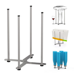 SHILFID plastic bag and bottle drying rack collapsible: compact storage solution