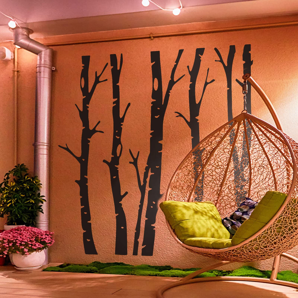 Shimeyao easy-peel forest wall decal: quick room refresh without tools