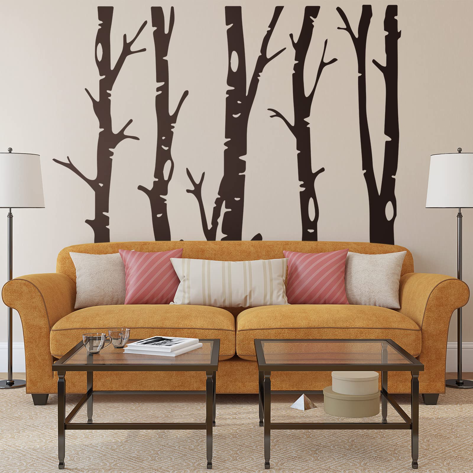 Shimeyao woodland wall decal room ambiance decor for cozy spaces