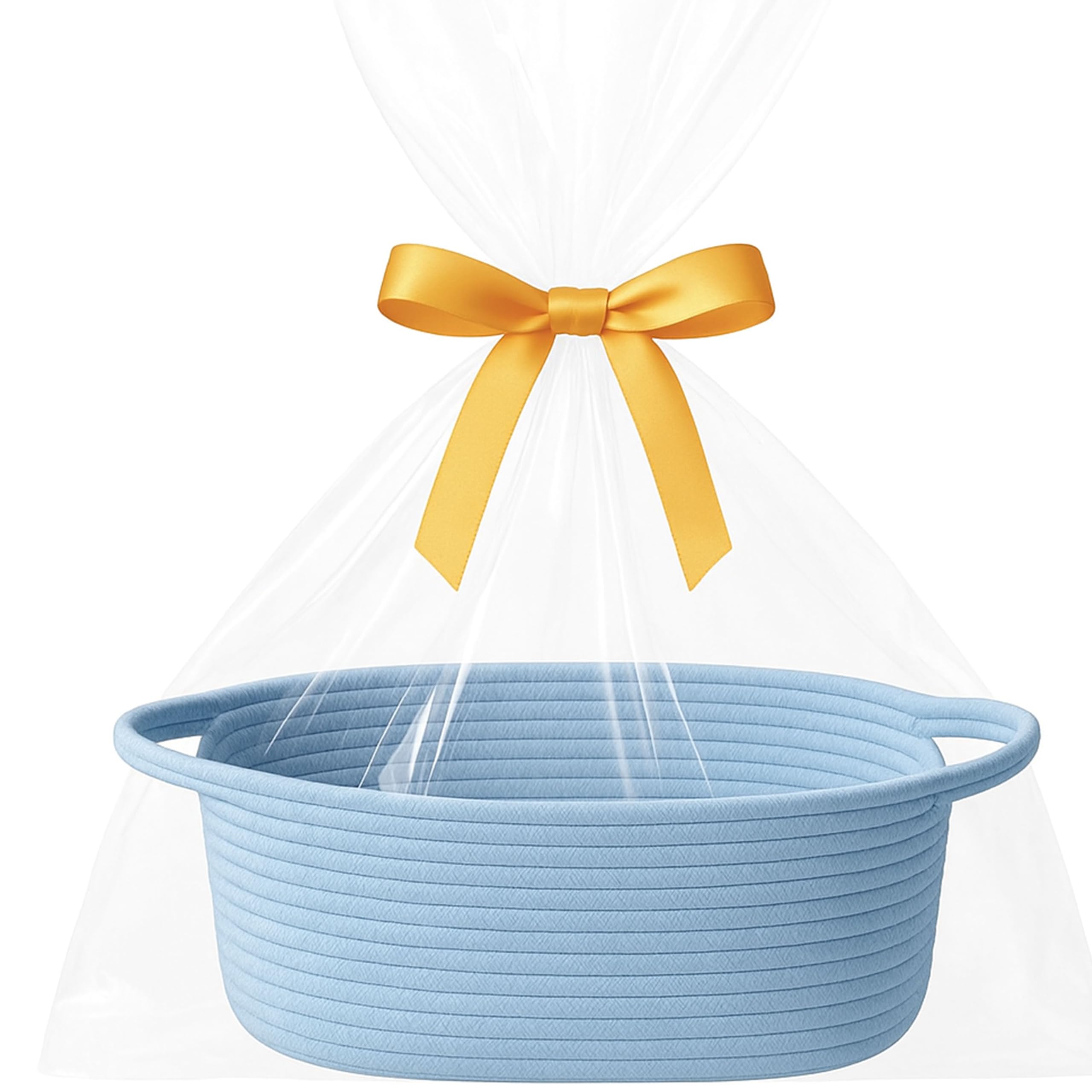 Shimmer Anna Shine gift basket with gift bag and ribbon ready for gifting.