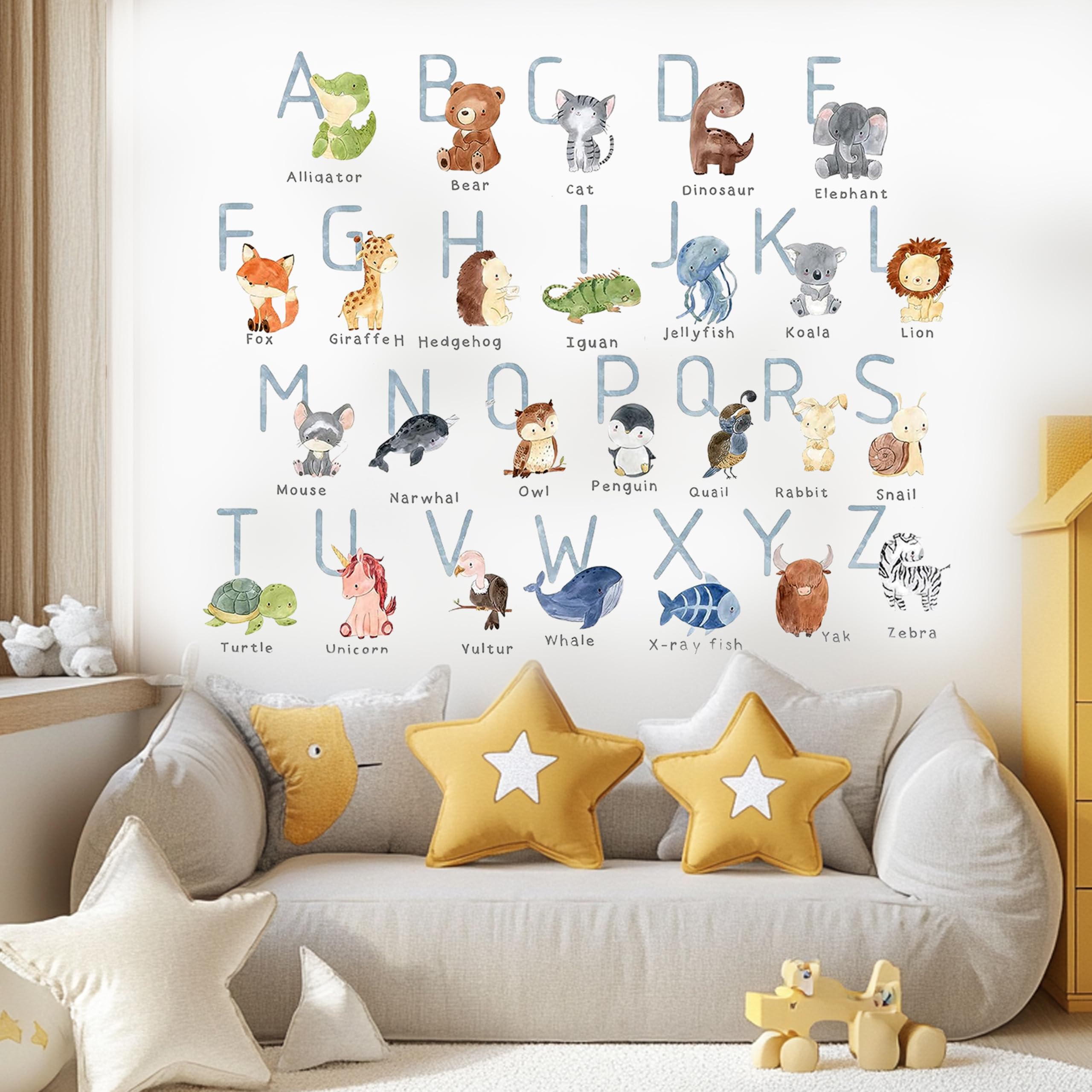 Shine Inside safe-on-painted-walls decals suit smooth surfaces like walls, furniture, doors.