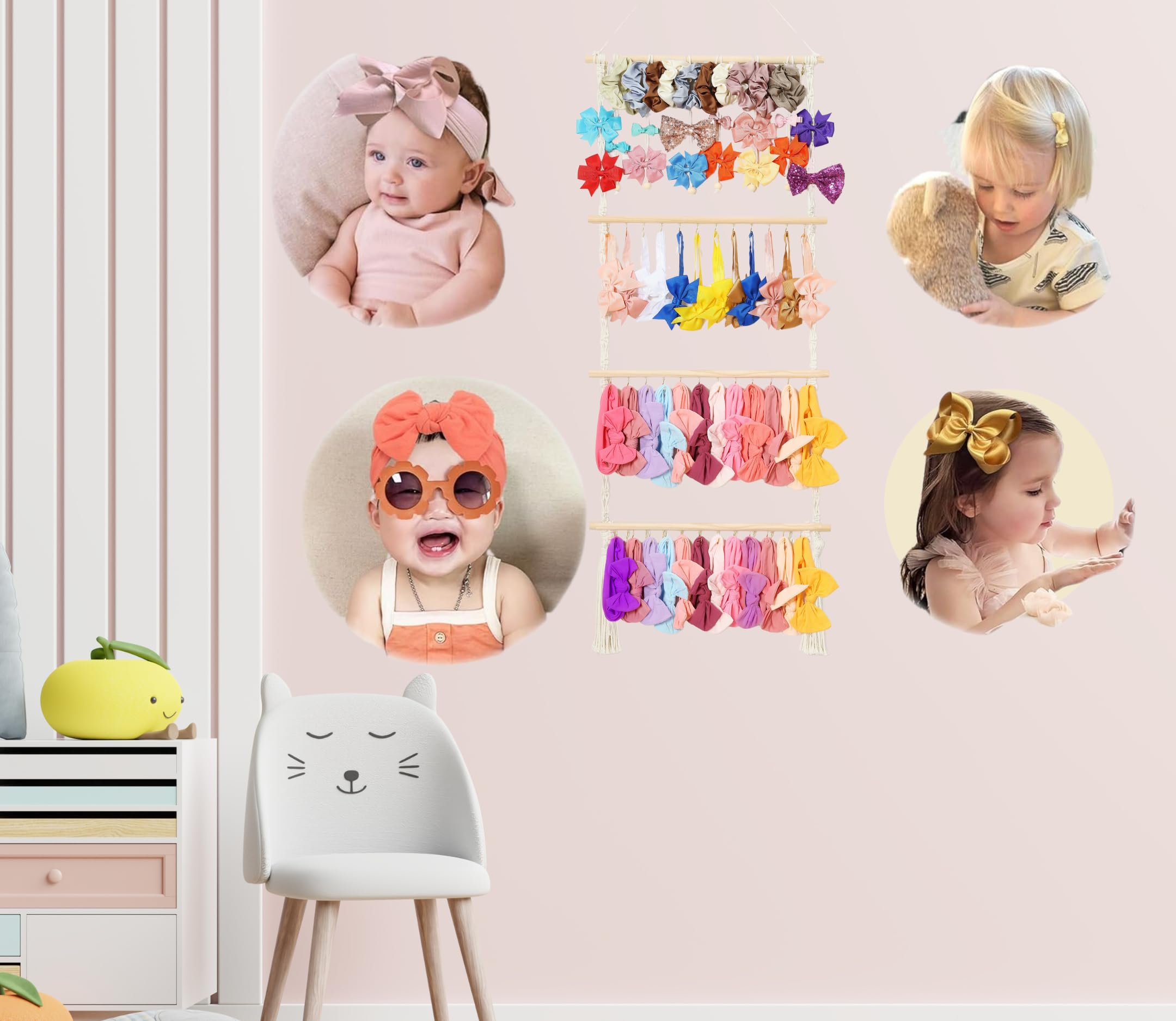 Shineloha no-assembly, hang-ready bow organizer for quick setup