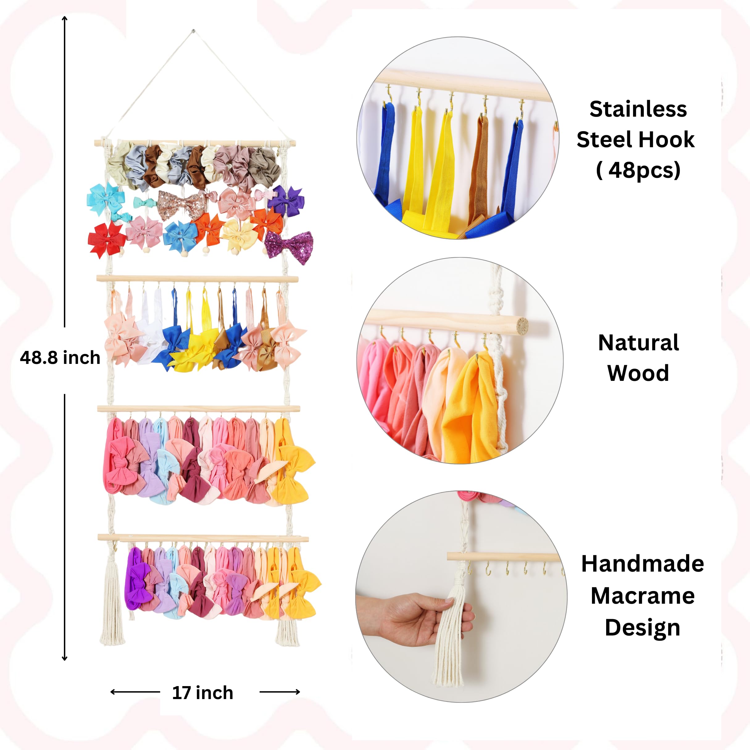 Shineloha nursery decor solution keeps baby accessories organized