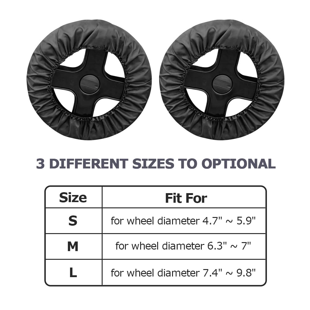 SHINETEC baby stroller wheel cover prevents scratches on wheels