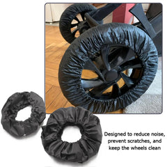 SHINETEC wheel cover with oxford fabric and silver coating for durability