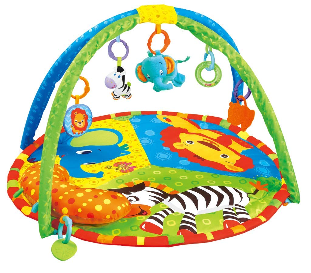 SHINING CROWN by EMILYSTORES baby fold-activity-gym with lion toys for engaging playtime.