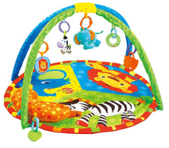 SHINING CROWN by EMILYSTORES baby fold-activity-gym with lion toys for engaging playtime.
