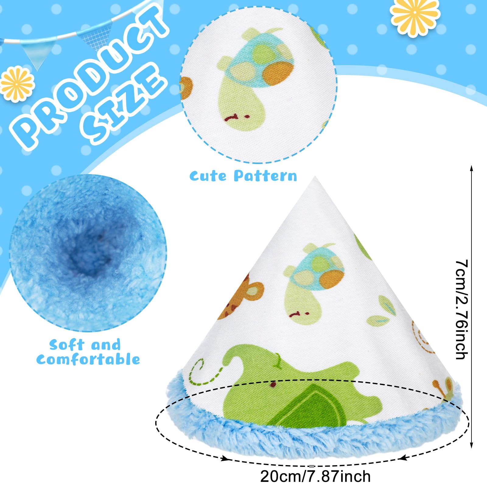 ShinyMatch velvet pee shield newborn cone design demonstrates efficient urine containment.