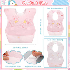 Shinymoon adjustable-neck bibs provide a snug fit for growing toddlers.
