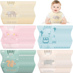 Shinymoon baby bibs travel packaging shows mess-free meals on the go.