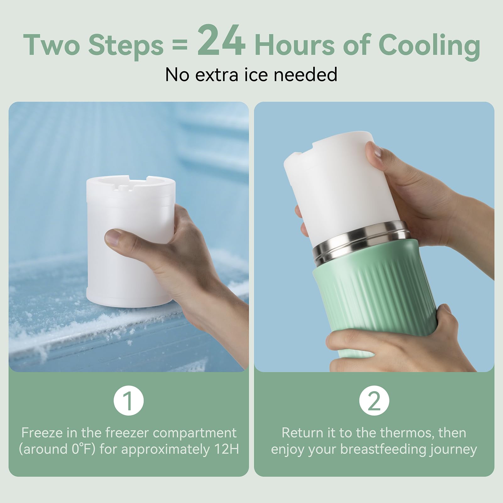 SHKIBY inner bottle beside bottle-washer compatibility for easy cleaning