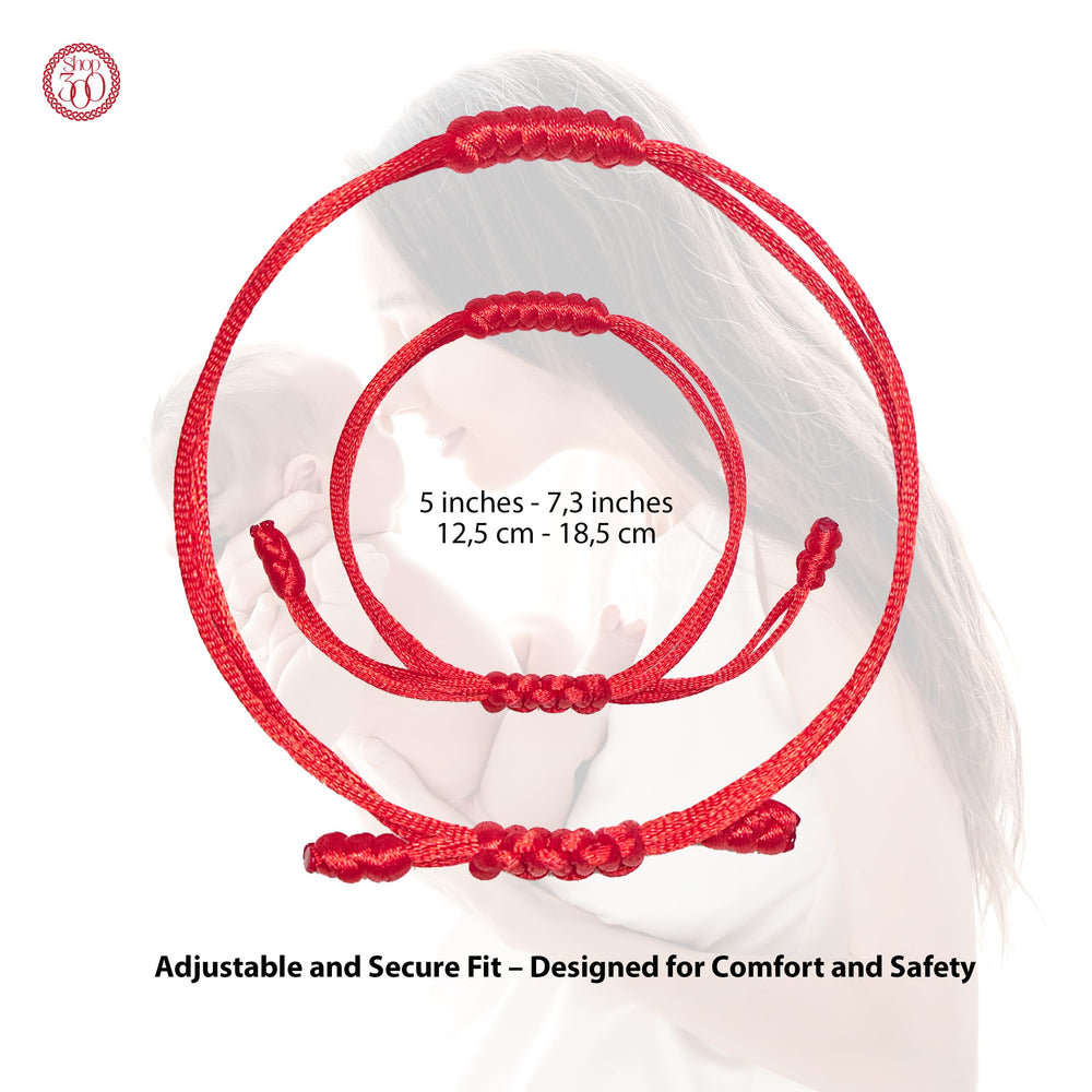 Shop300 soft-woven string bracelet remains gentle and irritation-free for sensitive skin.