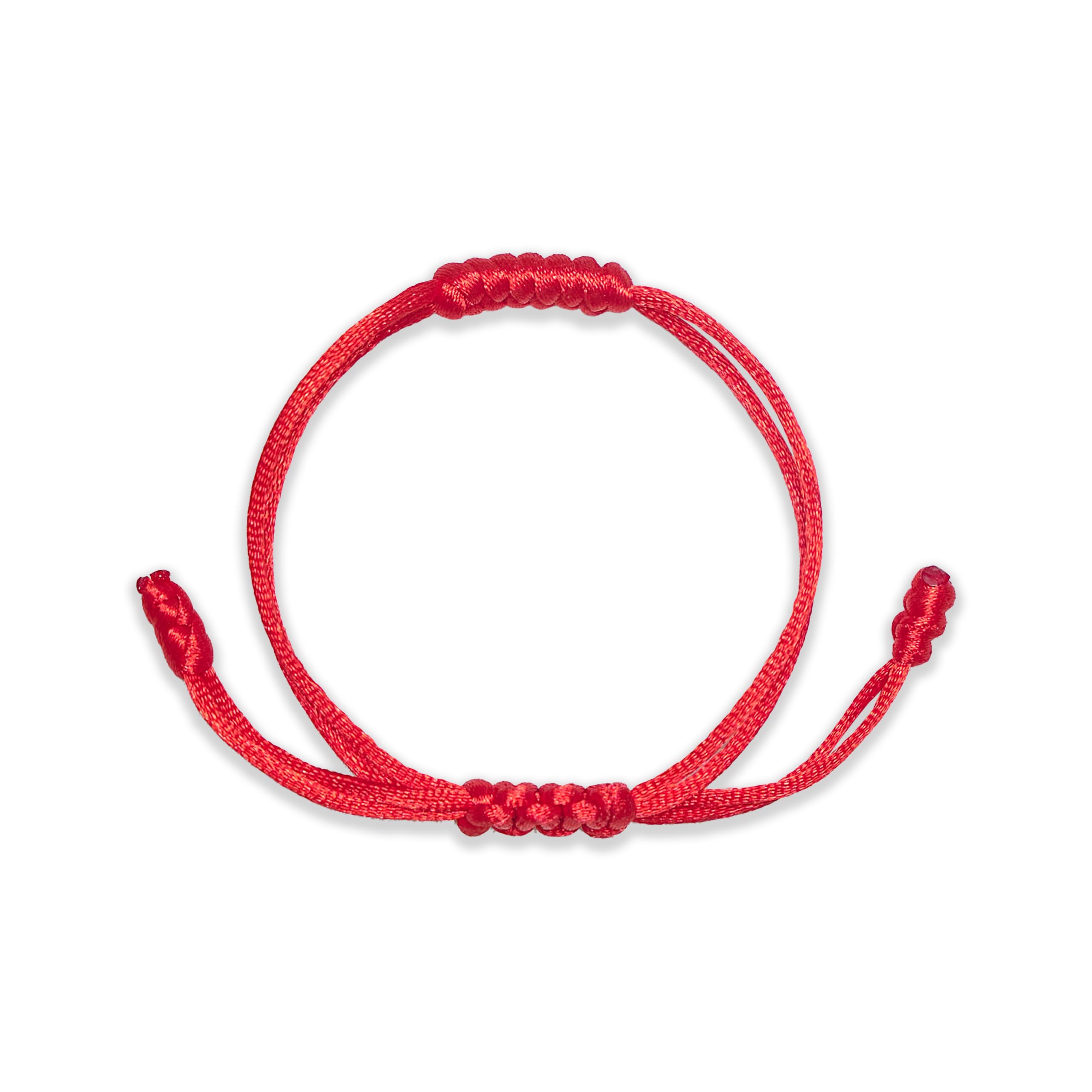 Shop300 newborn red string bracelet with center knots promotes gentle protection for babies.