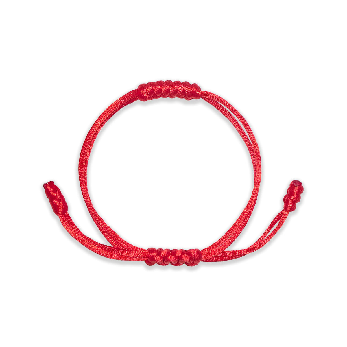 Shop300 newborn red string bracelet with center knots promotes gentle protection for babies.