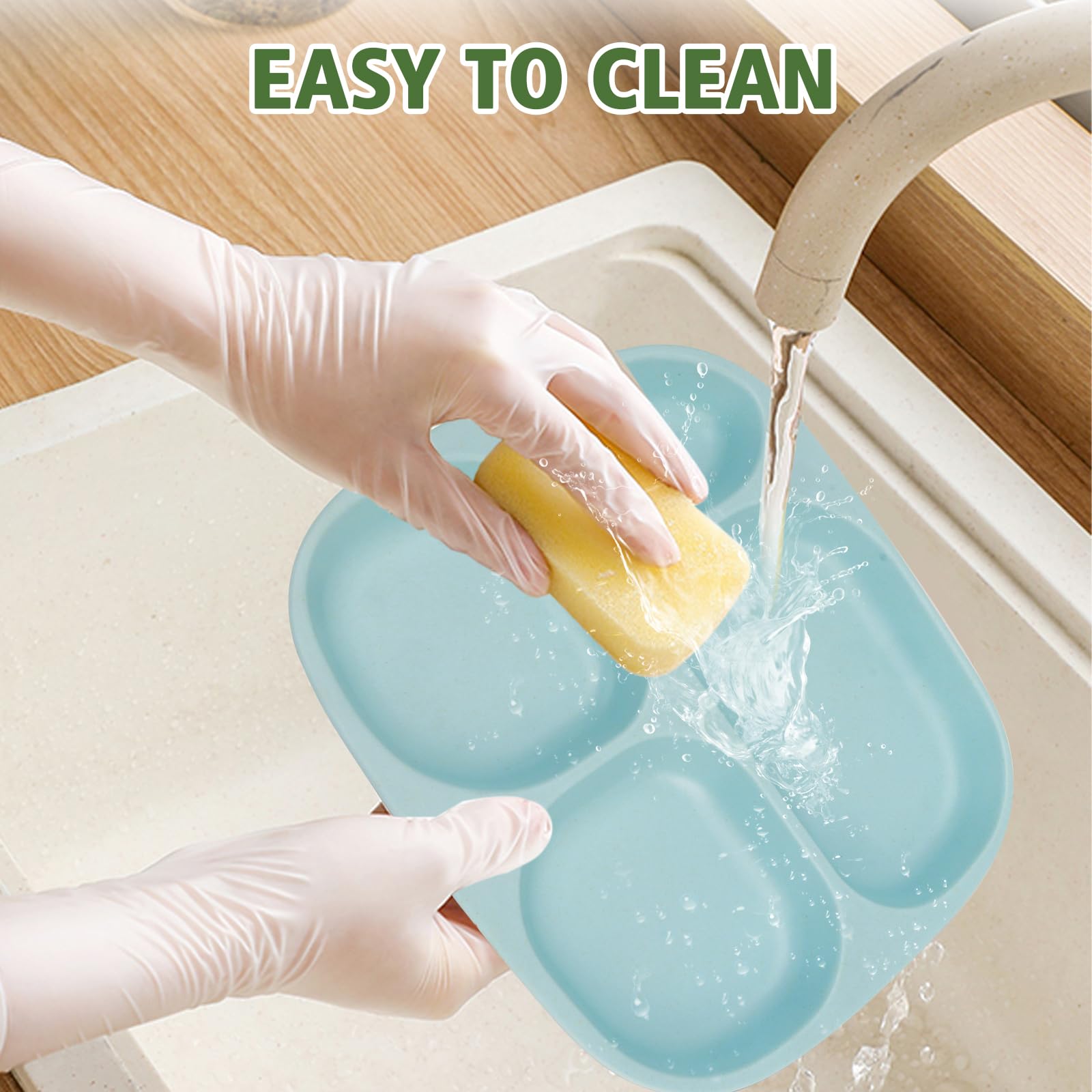 Shopwithgreen bamboo divided plates not microwave-safe guidance for meal planning.