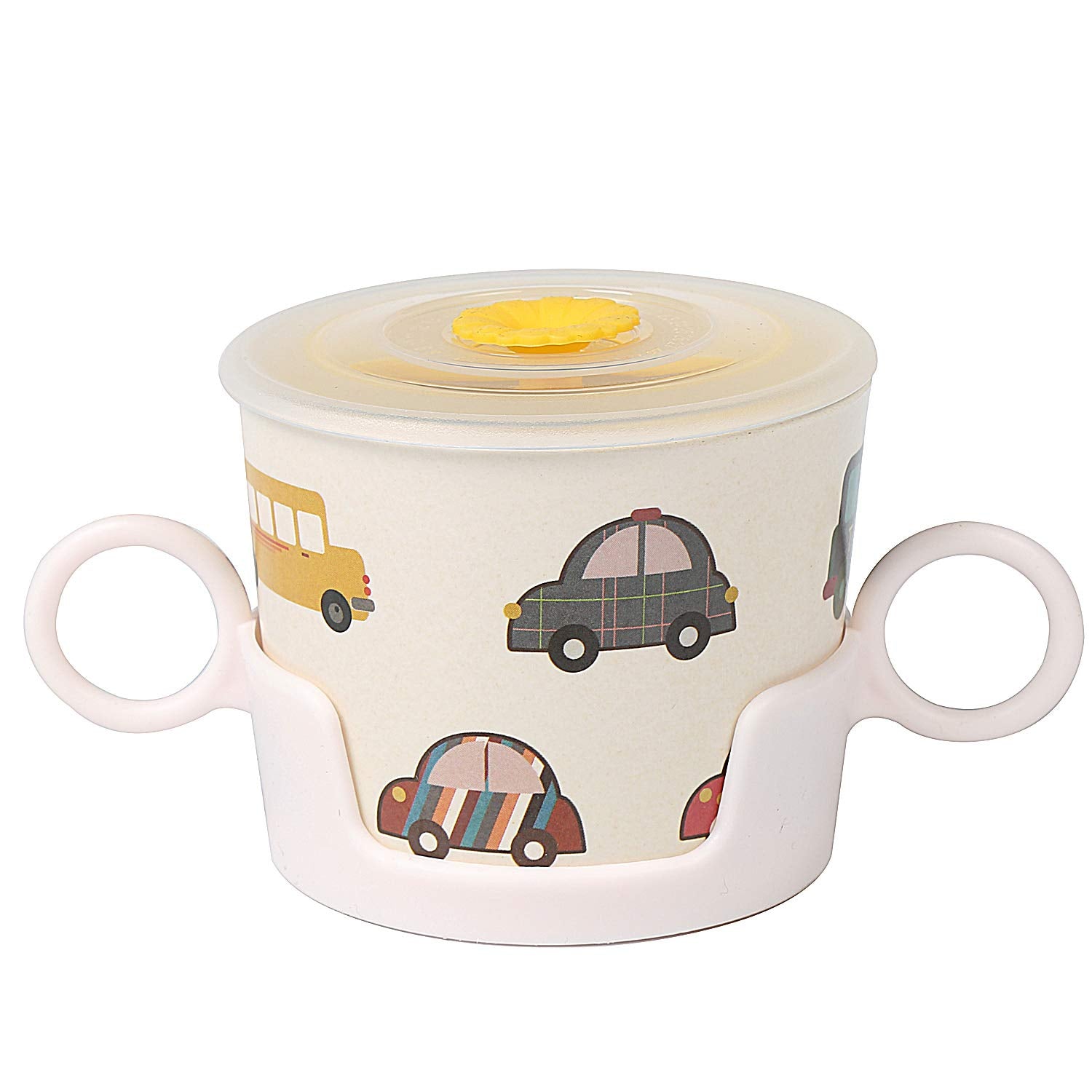 shopwithgreen bamboo kids dinnerware spoon features a comfortable ergonomic handle.