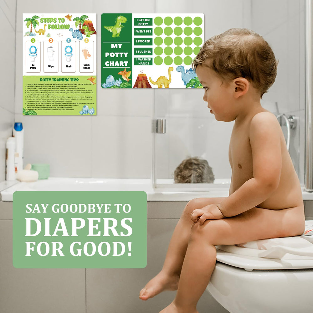 Shouqiuzhonglv kids reward chart bundle provides complete potty training encouragement.