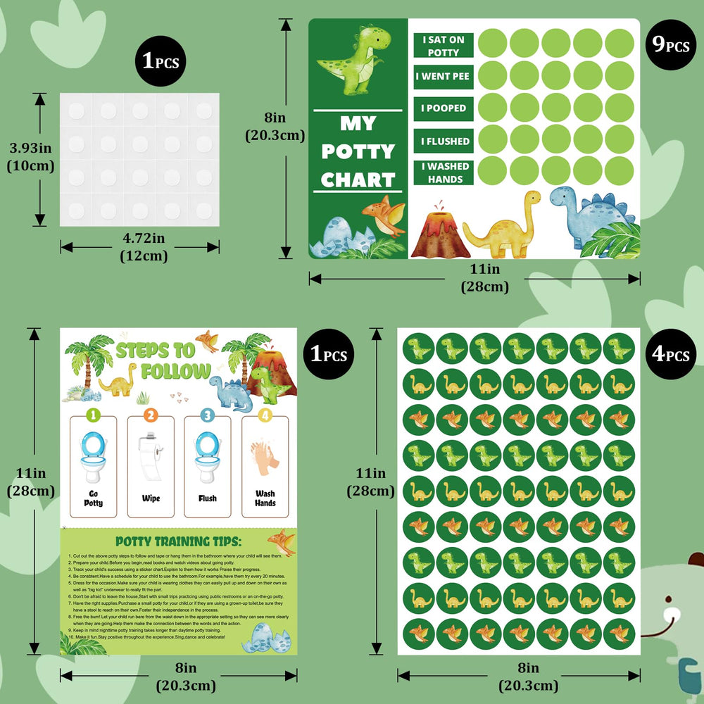 Shouqiuzhonglv potty sticker chart starters track daily progress with rewards.