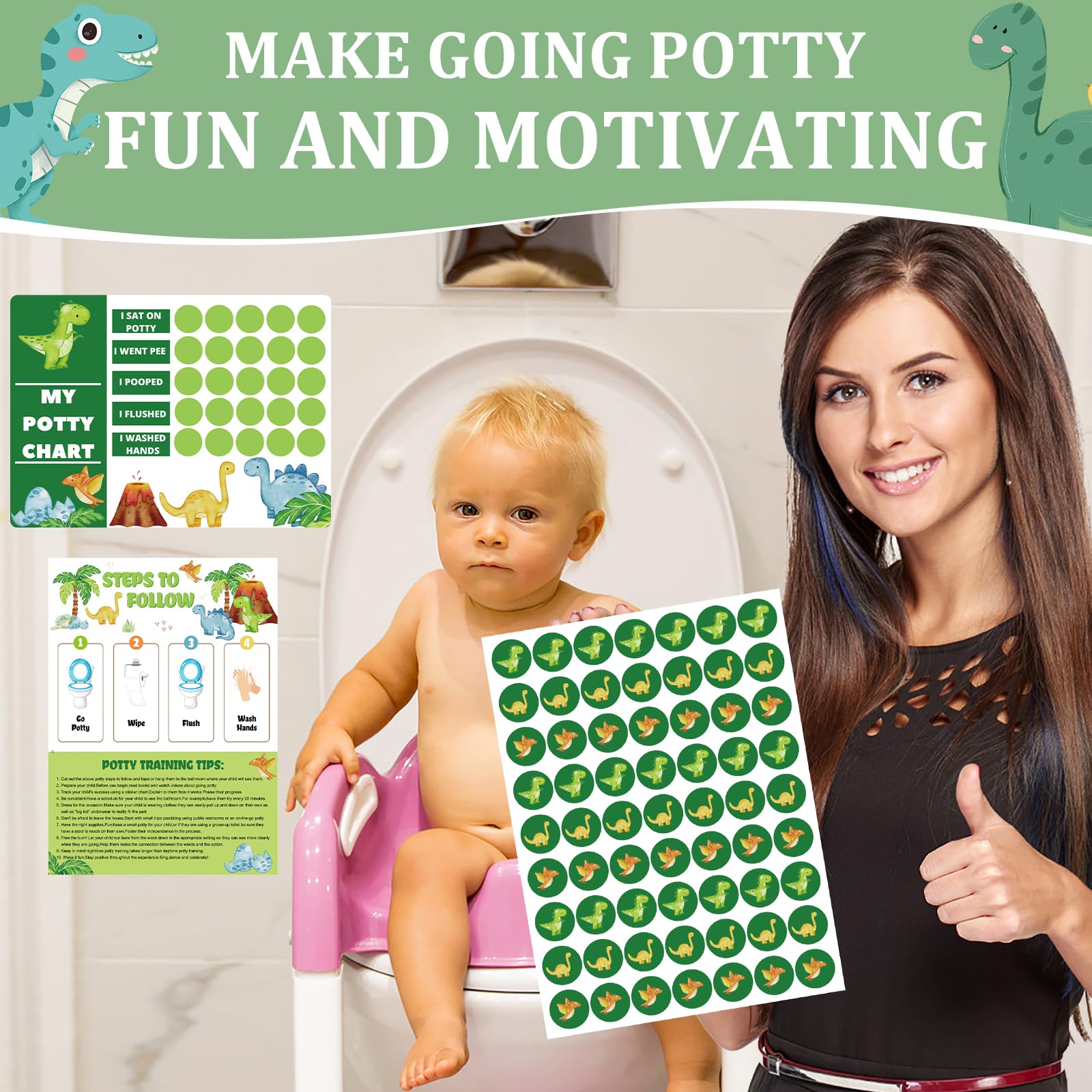 Shouqiuzhonglv potty stickers reward sheet makes tracking milestones engaging and repeatable.