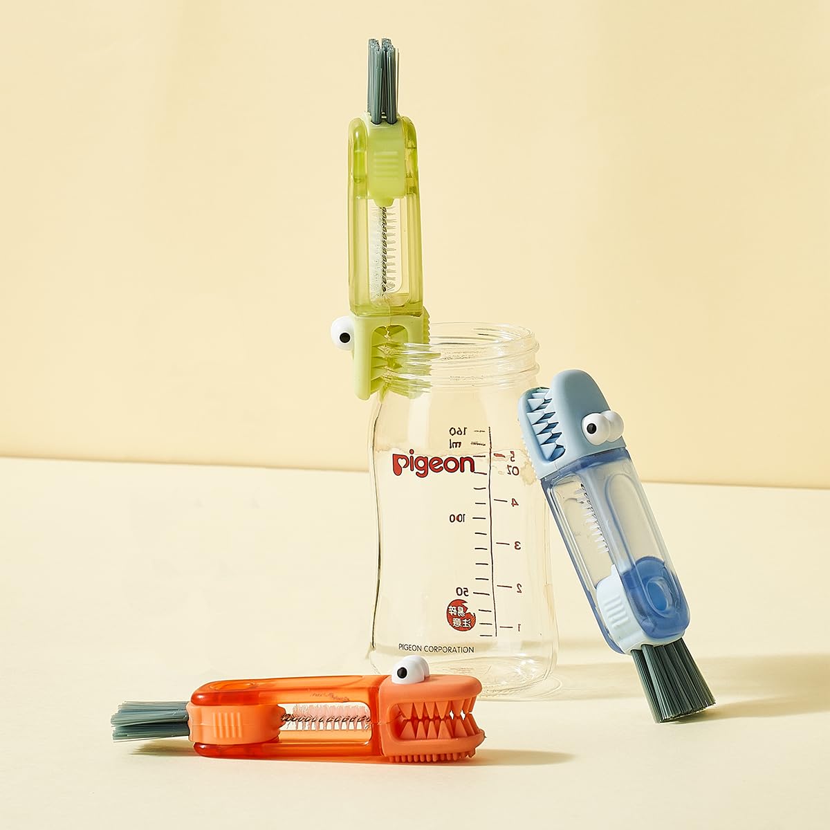 Shrunqi stiff bristle corner brush tackles hard-to-reach bottle edges confidently
