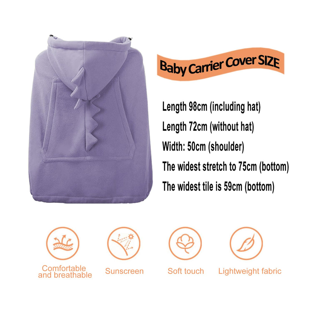 Shsyue portable baby blanket doubles as cover when needed.