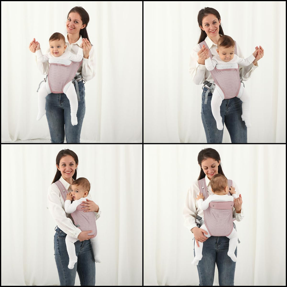 Shsyue Baby Carrier Wrap face-out position for curious baby during strolls