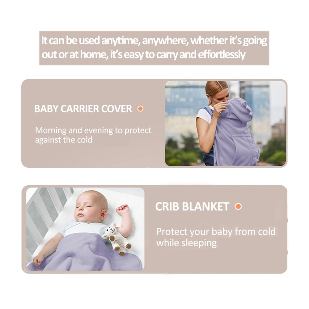 Shsyue newborn hooded cloak provides versatile warmth for cribs and carriers.
