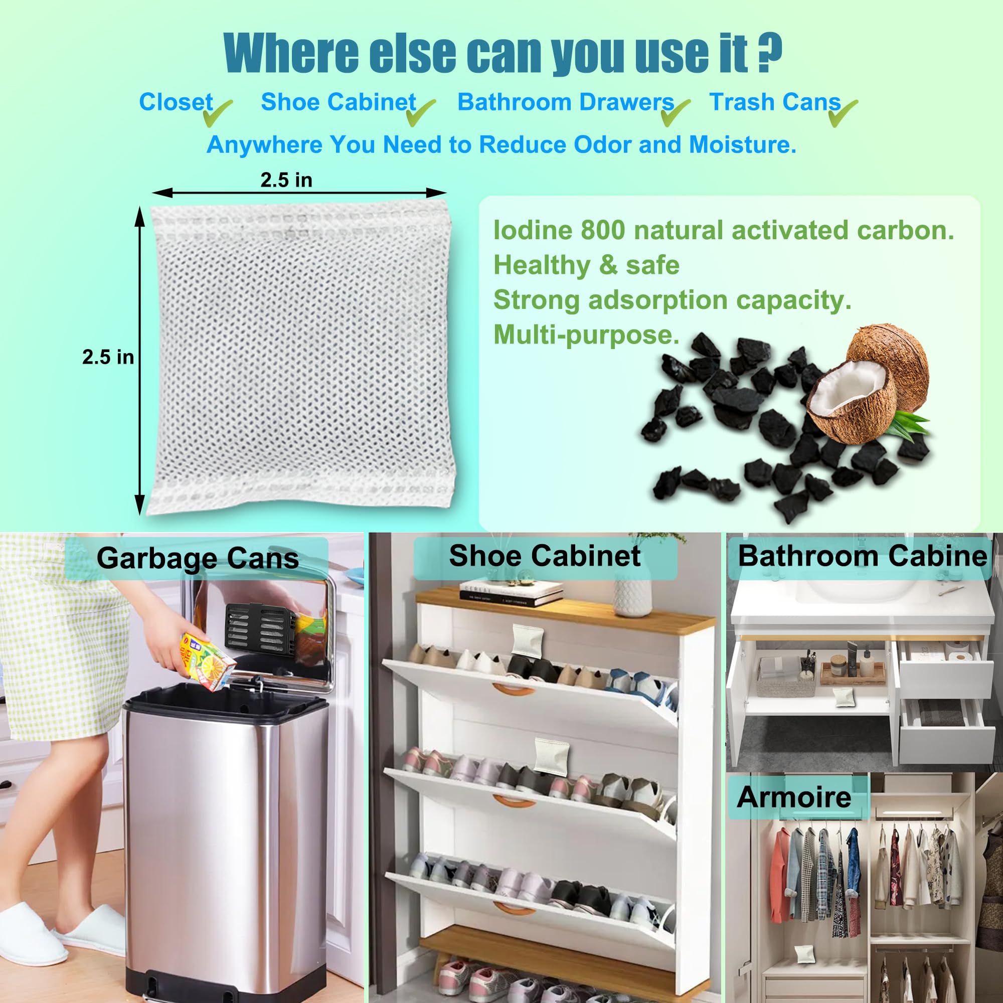 ShuRex packaging highlights 12-pack for a year-long odor-control supply